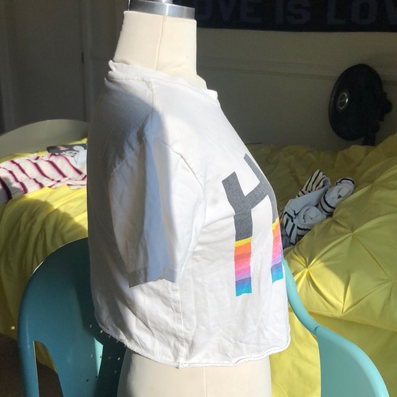 Oh Hello shirt from Mighty fine rainbow colors. - Picture 2 of 4